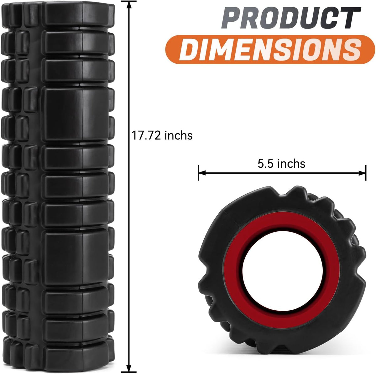 Foam Roller - Muscle Massage Roller - Trigger Point Foam Roller