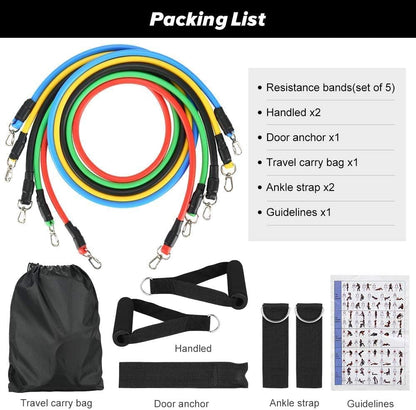 Resistance Bands - Fitness Bands - Workout Bands - Exercise Bands - Home Gym Equipment
