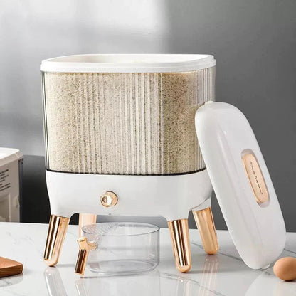 10Kg Elegant Rice Dispenser with Lid