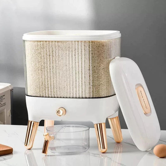 10Kg Elegant Rice Dispenser with Lid