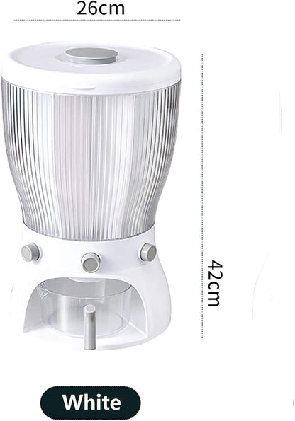 4-Grid Grain Food Storage Dispenser