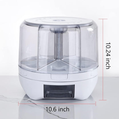 360° Rotating Rice Food Dispenser
