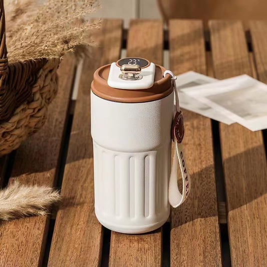 Smart Thermal Coffee Mug with Digital Temperature Display