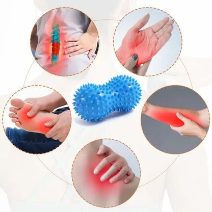 Peanut Massage Roller - Deep Tissue Muscle Pain Relief Back Neck Shoulder Massage Roller