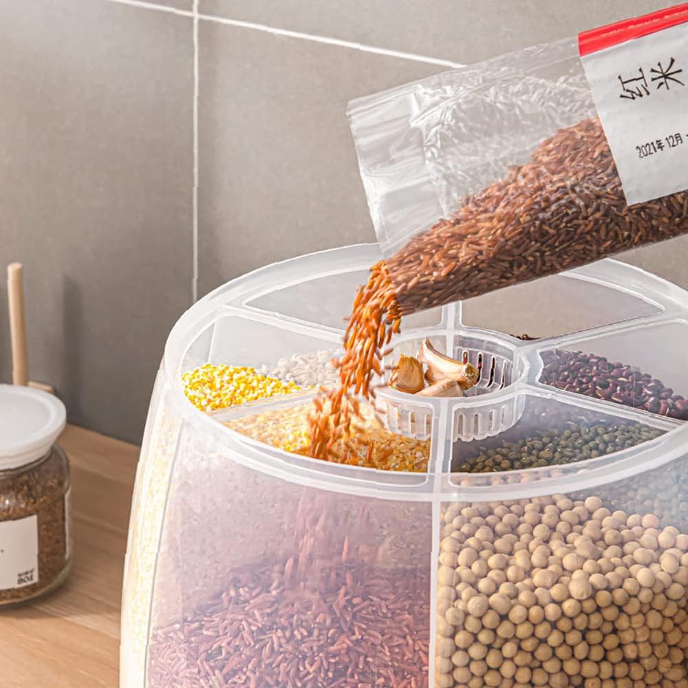 6 in 1 6Kg Countertop Cereal Dispenser