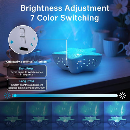 Starfish Ocean Lamp - Ceiling Wave Projector