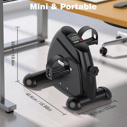 Mini Exercise Bike | Pedal Exerciser | Home Fitness Trainer | Leg Workout Machine