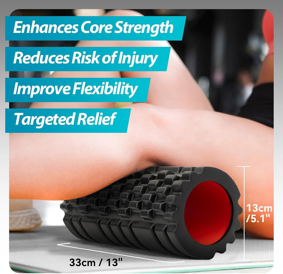 Foam Roller - Muscle Massage Roller - Trigger Point Foam Roller