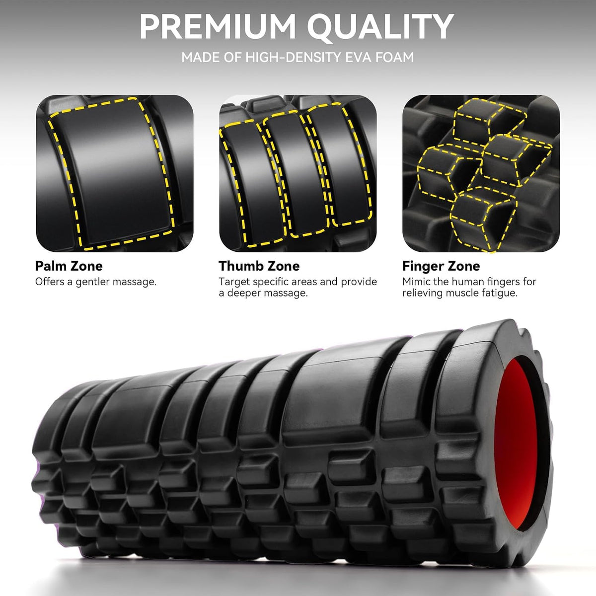 Foam Roller - Muscle Massage Roller - Trigger Point Foam Roller