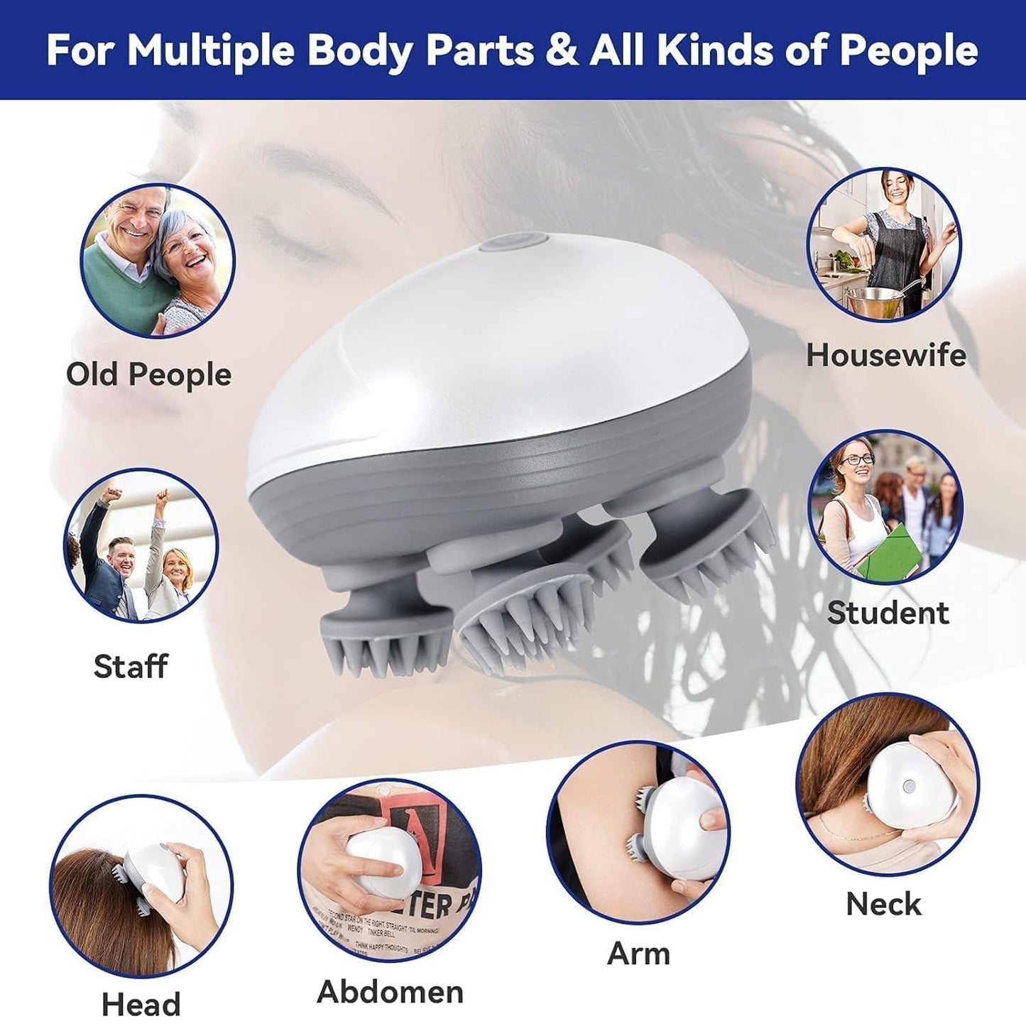 Smart Scalp Massager | Electric Scalp Therapy Device