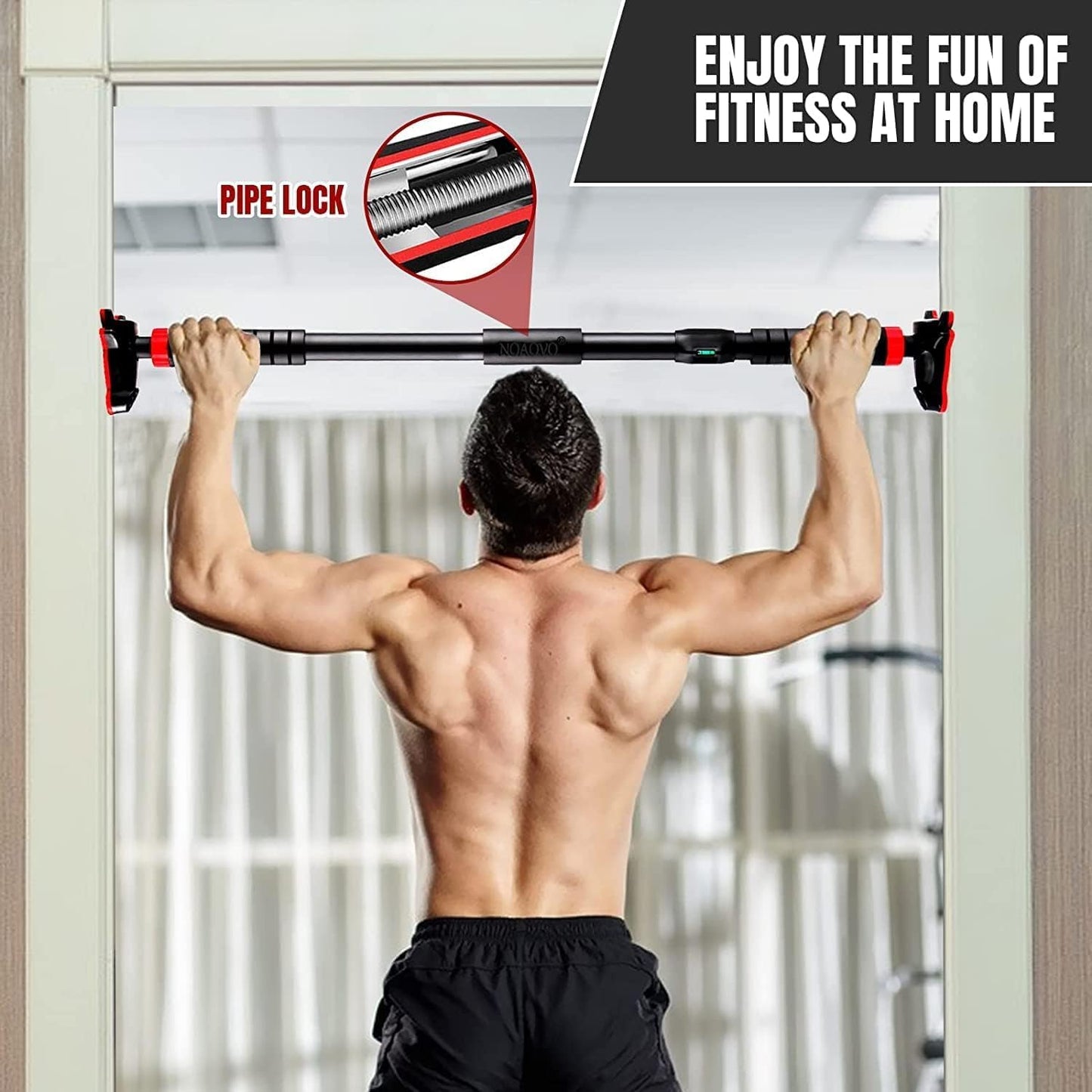 Adjustable Heavy Duty Doorway Pull-Up Bar