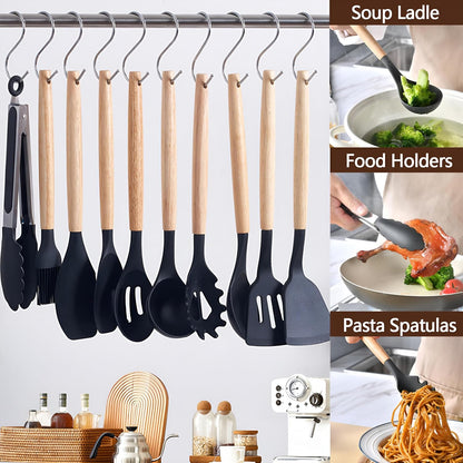 19-Pieces Silicone Kitchen Utensil Set