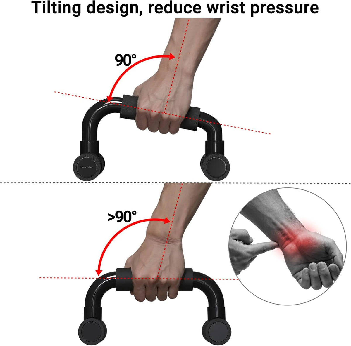 Push Up Bars with Foam Grip – Heavy Duty Push Up Stands for Home Gym