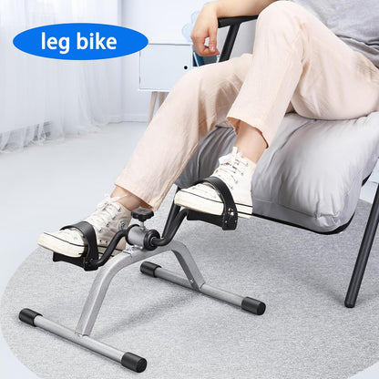 Mini Exercise Bike - Pedal Exerciser - Arm & Leg Trainer - Home Fitness Cycle