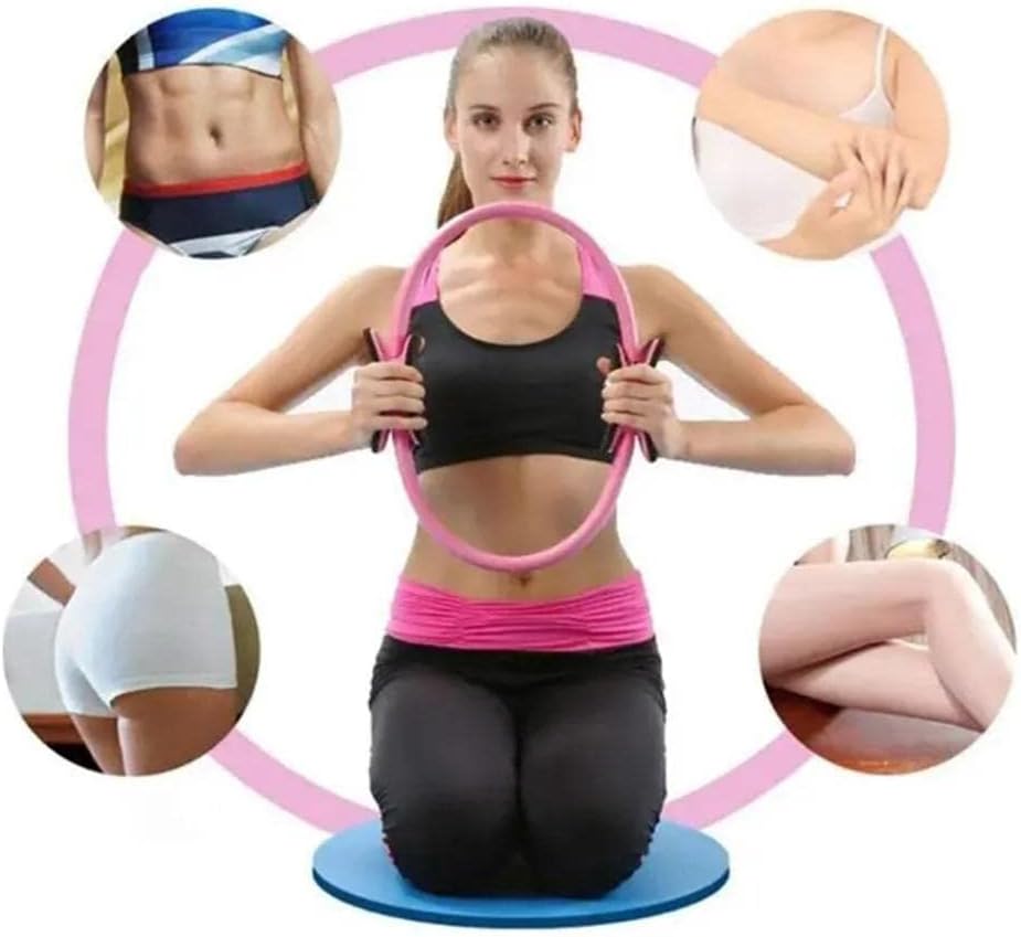 Pilates Ring Yoga Magic Circle – Dual Grip Resistance Ring for Home Workout