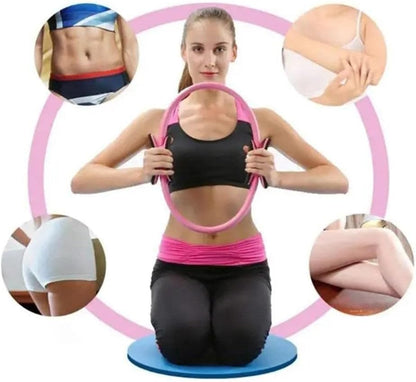 Pilates Ring Yoga Magic Circle – Dual Grip Resistance Ring for Home Workout