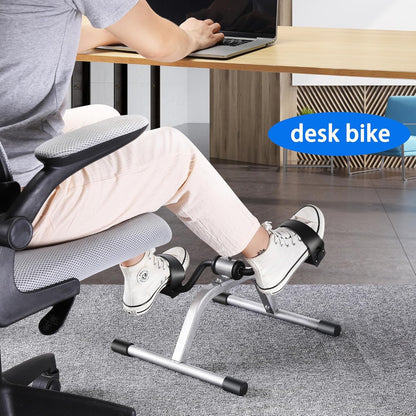 Mini Exercise Bike - Pedal Exerciser - Arm & Leg Trainer - Home Fitness Cycle