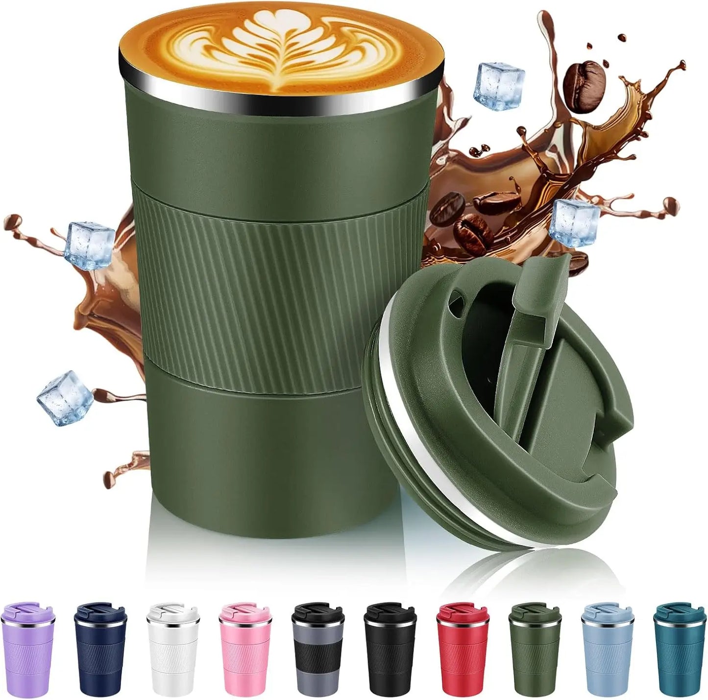Stainless Steel Coffee Mug with lid
