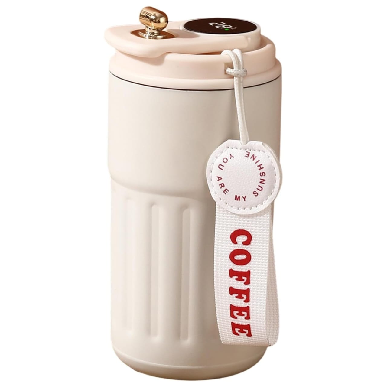 Smart Thermal Coffee Mug with Digital Temperature Display