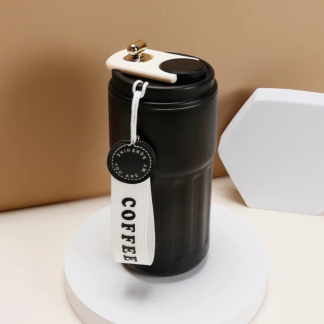 Smart Thermal Coffee Mug with Digital Temperature Display