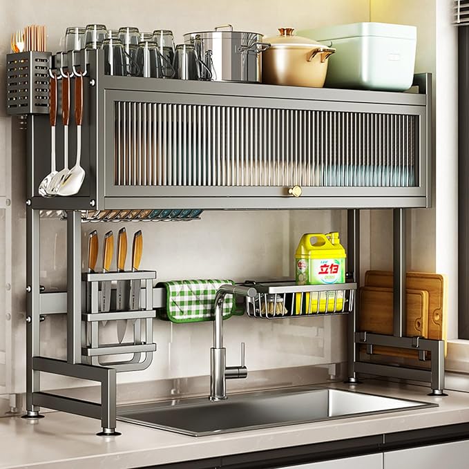 Over The Sink Cabinet Rack