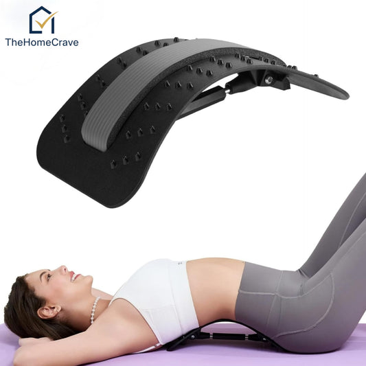 Back Stretcher - Adjustable Spine Stretch Board - Home Therapy Device