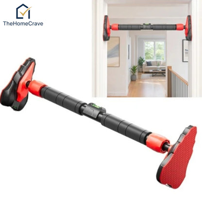 200kg Adjustable Doorway Pull Up Bar – Heavy Duty Home Gym Exercise & Chin Up Bar for Kids & Adults