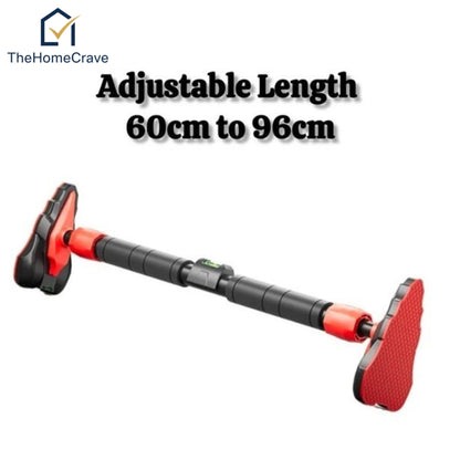 200kg Adjustable Doorway Pull Up Bar – Heavy Duty Home Gym Exercise & Chin Up Bar for Kids & Adults