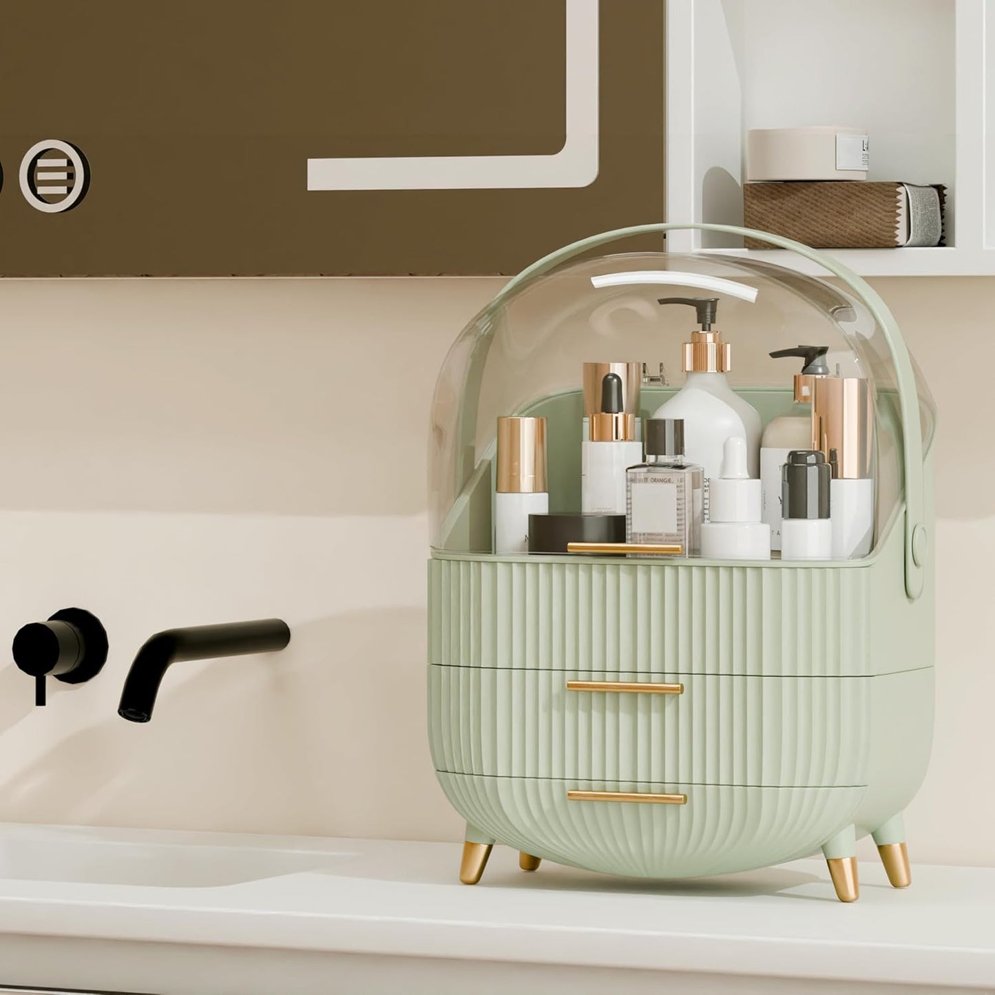 Large Capacity Light Luxury Cosmetic Organizer