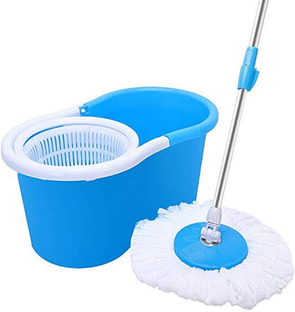 Spin Mop with Stainless Steel Drainer