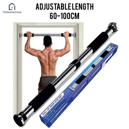 Iron Door Way Gym Bar – Adjustable Pull Up Bar for Doorway