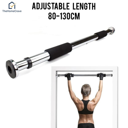 Iron Door Way Gym Bar – Adjustable Pull Up Bar for Doorway