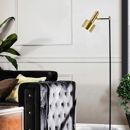 Nova Brass Golden Minimalist Floor Lamp
