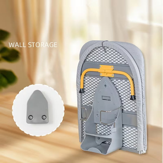Wall Mount Folding Ironing Board with Iron Holder