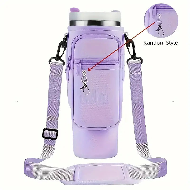 Stanley 40oz Tumbler Carrier  – Adjustable Strap & Phone Pocket