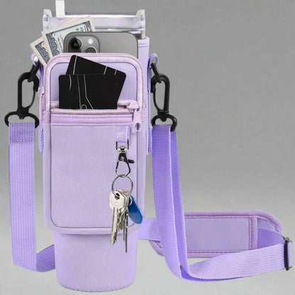 Stanley 40oz Tumbler Carrier  – Adjustable Strap & Phone Pocket