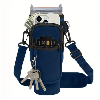 Stanley 40oz Tumbler Carrier  – Adjustable Strap & Phone Pocket