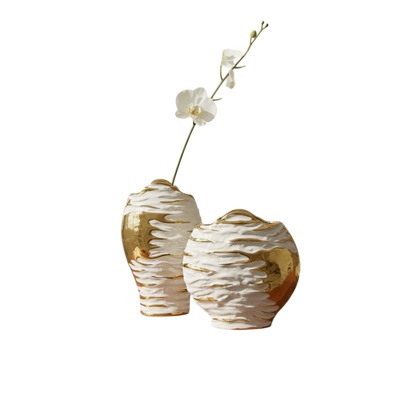 Terra Eclipse Designer Vase Pair