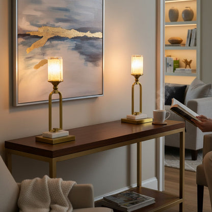 Majestic Metallic Brass Flame Holders