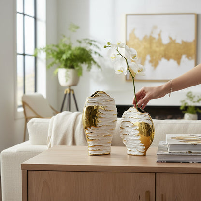 Terra Eclipse Designer Vase Pair