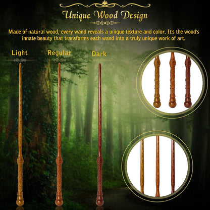Harry Potter Wooden Magic Wand with Fire Ball