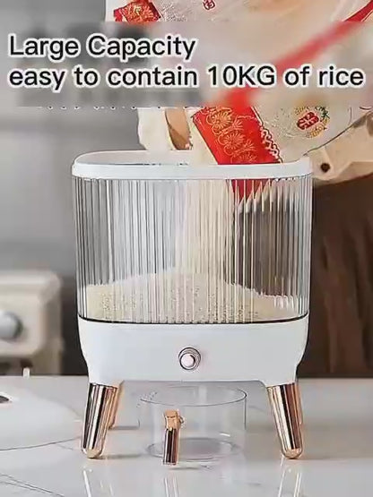 10Kg Elegant Rice Dispenser with Lid